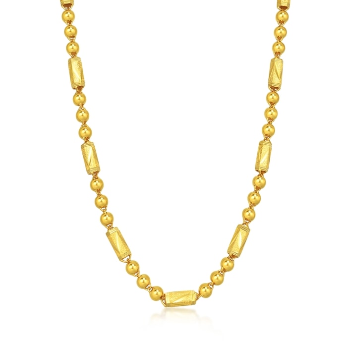 Machinery Chain 999.9 Gold Necklace(579646-WT-4.0530) | Chow Sang 