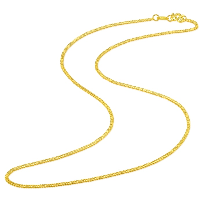 Solid Gold Necklace | Chow Sang Sang Jewellery | Machinery Chain | 09533N - 5