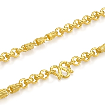 999.9 Gold Necklace | 09543N(60 cm/~1.508 tael) | Chow Sang