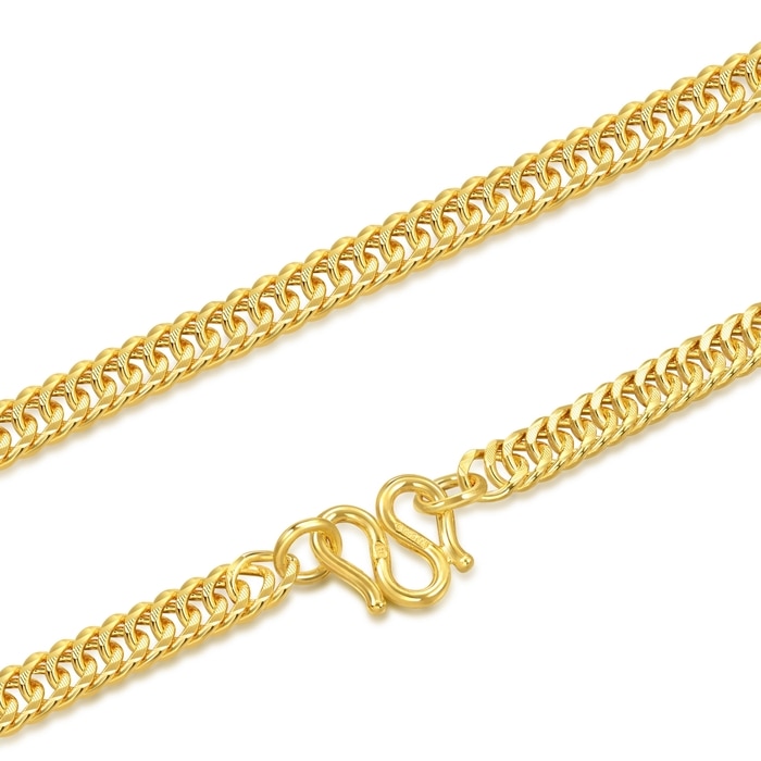 Solid Gold Necklace | Chow Sang Sang Jewellery | Machinery Chain | 09545N - 5