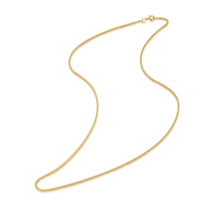 18K Yellow Gold Necklace | Chow Sang Sang Jewellery | Machinery Chain | 10346N - 6