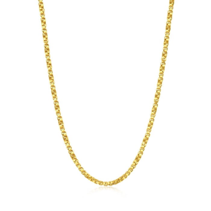 999.9 Gold Necklace | 23610N(45 cm/~0.204 tael) | Chow Sang