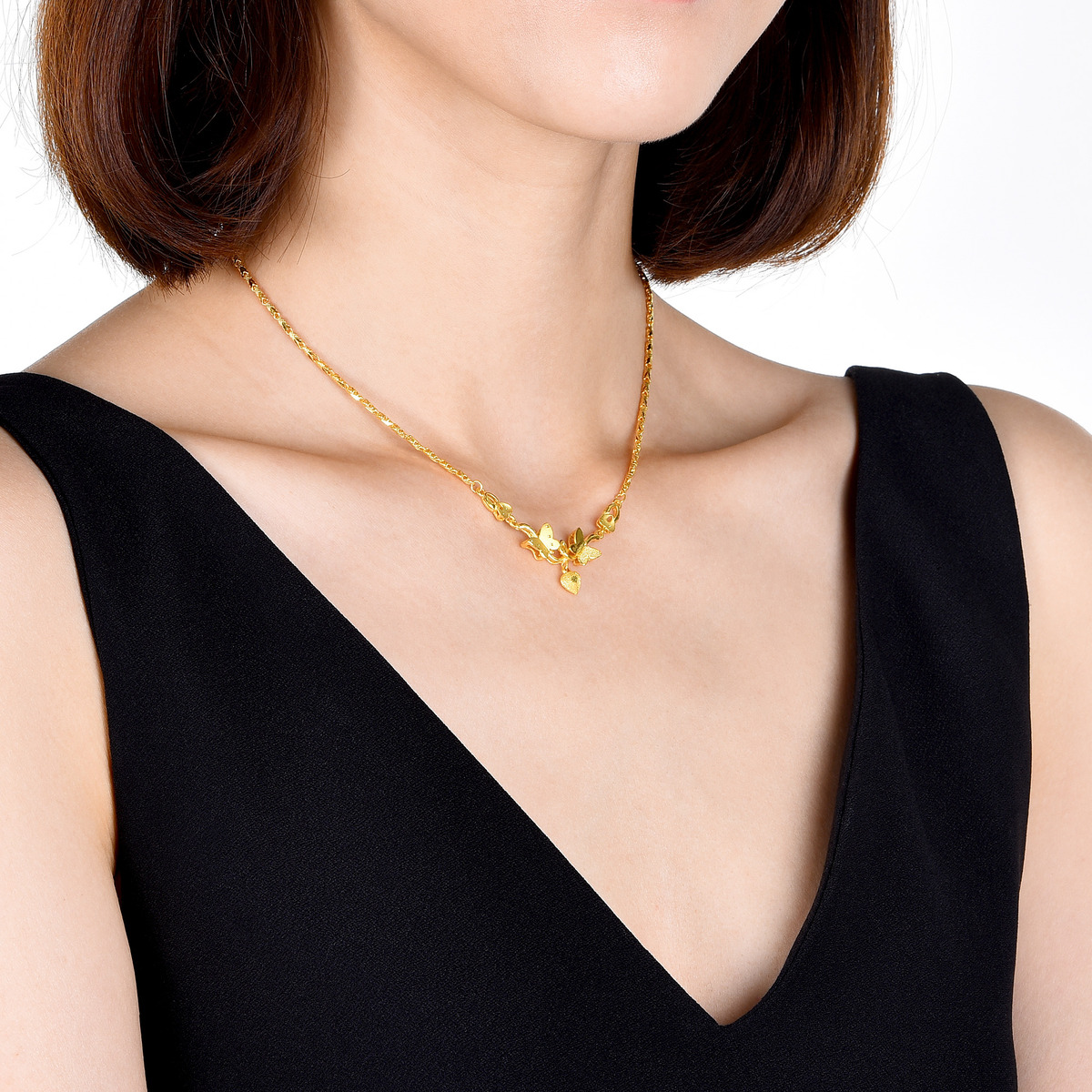 [Golden dew] 韓国アクセ☆18K Gold☆Star is born Necklace Golden dew] 韓国アクセ☆18K Gold☆Star is born Necklace