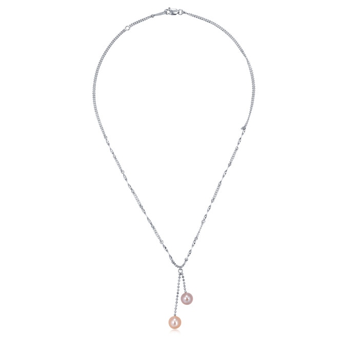 18K白色黄金 頸鍊 | 周生生珠寶 | 27648N - 3