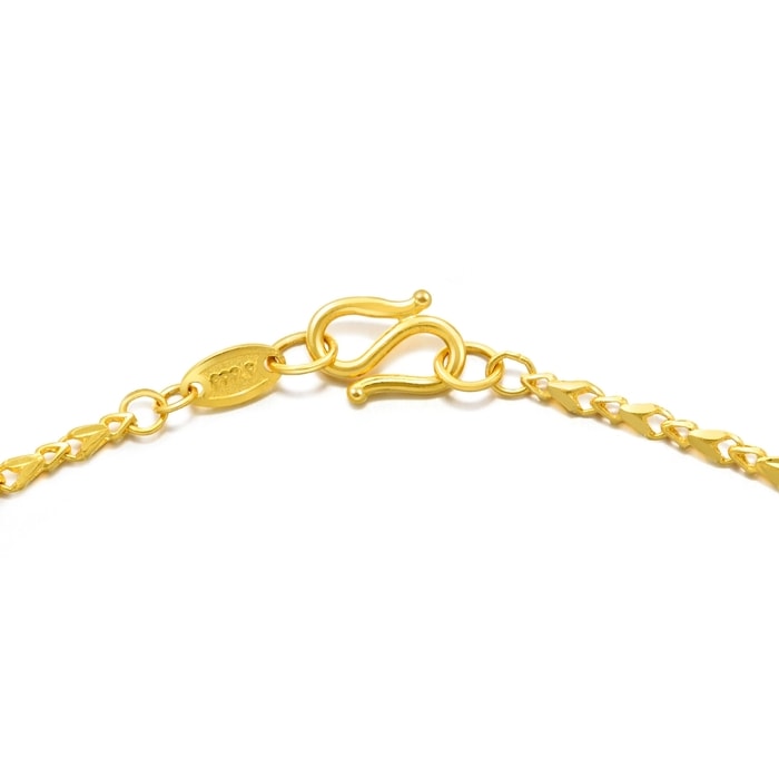 999.9 Gold Necklace | 43353N(40 cm/~0.287 tael) | Chow Sang