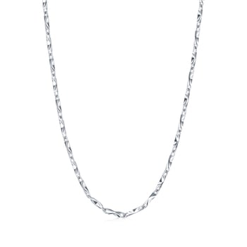 950 Platinum Diamond Cut Chain Necklace