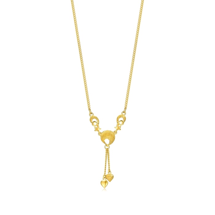 999.9 Gold Necklace | 53659N(40 cm/~0.203 tael) | Chow Sang