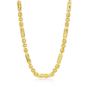 【送料&関税込】Golden  In Gold Brass 999.9 Gold Necklace | 71629N(60 cm/~1.551 tael) | Chow Sang