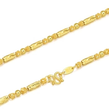 999.9 Gold Necklace | 60465N(50 cm/~0.639 tael) | Chow Sang