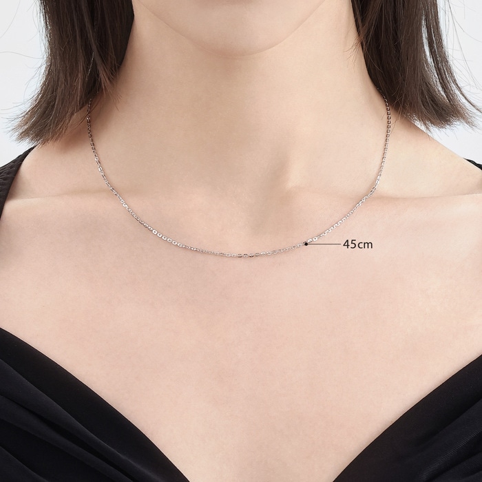 18K White Gold Necklace | Chow Sang Sang Jewellery | Essence | 60929N - 2