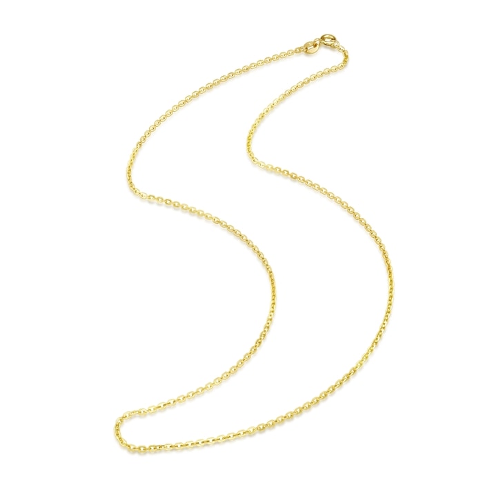 18K Yellow Gold Necklace | Chow Sang Sang Jewellery | Machinery Chain | 60929N - 6