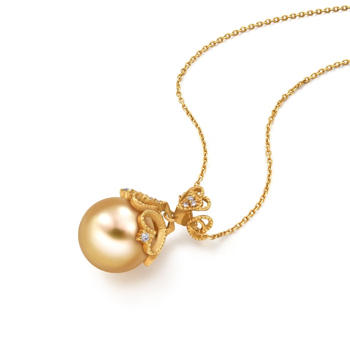 18K黃色黃金 頸鍊 | 周生生珠寶 | La Pelle | 62039N - 4