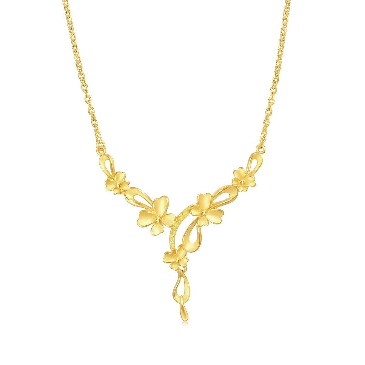 999.9 Gold Necklace(335900-WT-0.3030) | Chow Sang Sang Jewellery