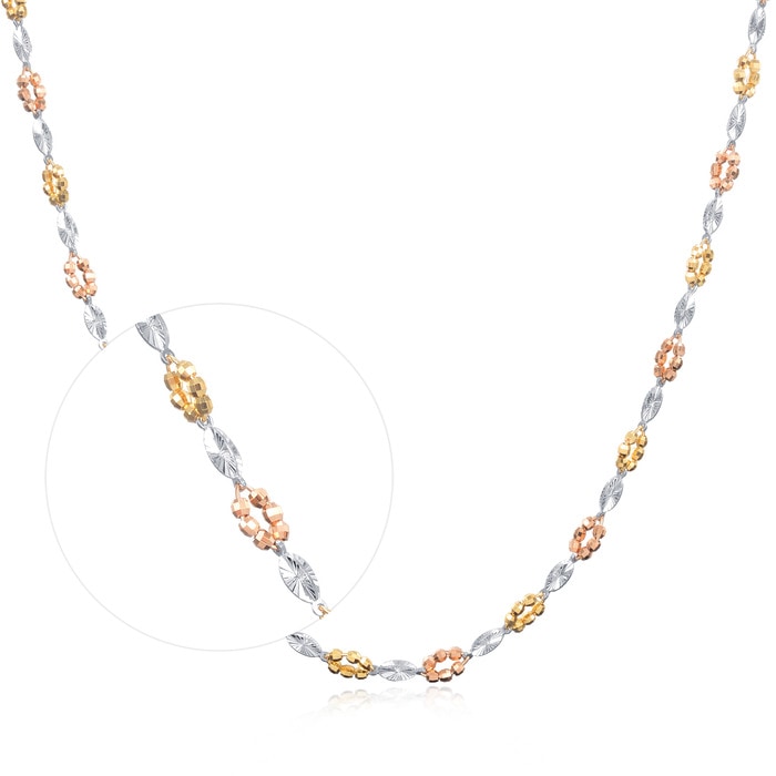 18K Multi-coloured Gold Necklace | Chow Sang Sang Jewellery | 67561N - 2