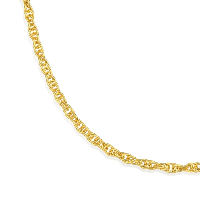 Solid Gold Necklace | Chow Sang Sang Jewellery | Machinery Chain | 68279N - 2