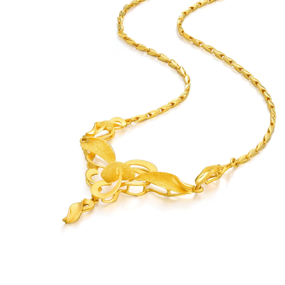 999.9 Gold Necklace | 69065N(40 cm/~0.442 tael) | Chow Sang