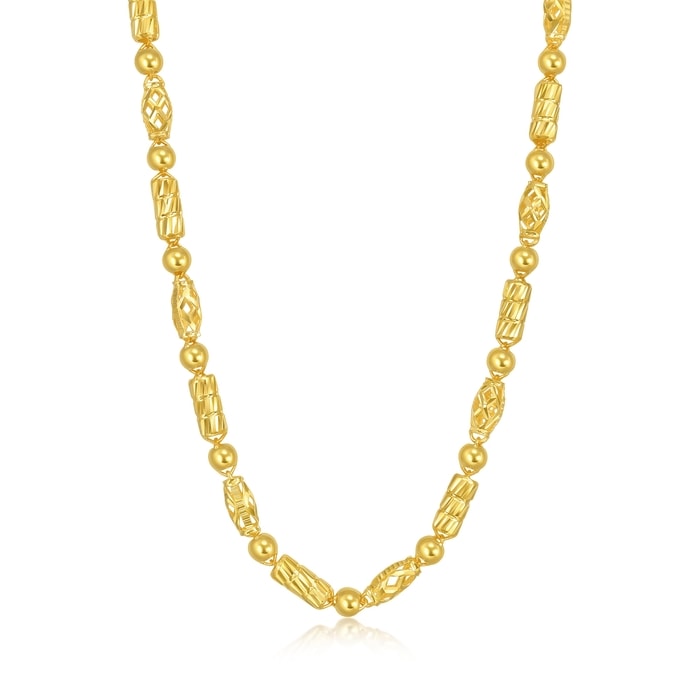 Machinery Chain 999.9 Gold Necklace(348726-WT-1.5880) | Chow Sang 
