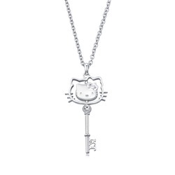 'Hello Kitty' Sterling Silver Necklace