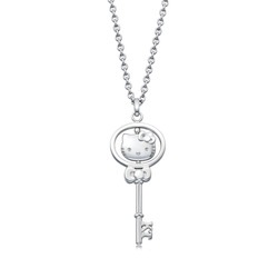 'Hello Kitty' Sterling Silver Necklace