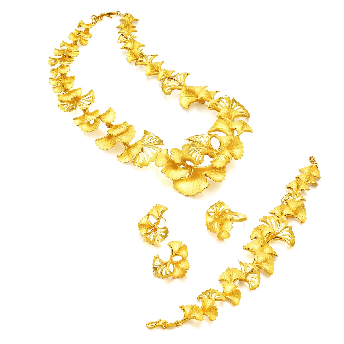 Chinese Wedding Collection 'Floral' 999.9 Gold Necklace | Chow Chinese Wedding Collection 'Floral' 999.9 Gold Necklace | Chow