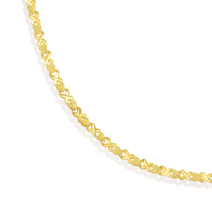 Origin Matte Silver/L.M-Kc Gold Necklace Style 5970