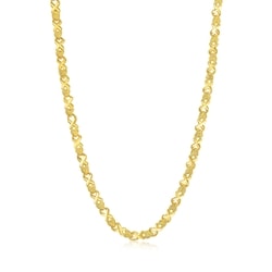 【送料&関税込】Golden  In Gold Brass 999.9 Gold Necklace | 79512N(40 cm/~0.220 tael) | Chow Sang
