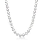 18K White Gold Tahitian Pearl Necklace