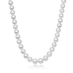 18K白色黃金大溪地珍珠頸鍊