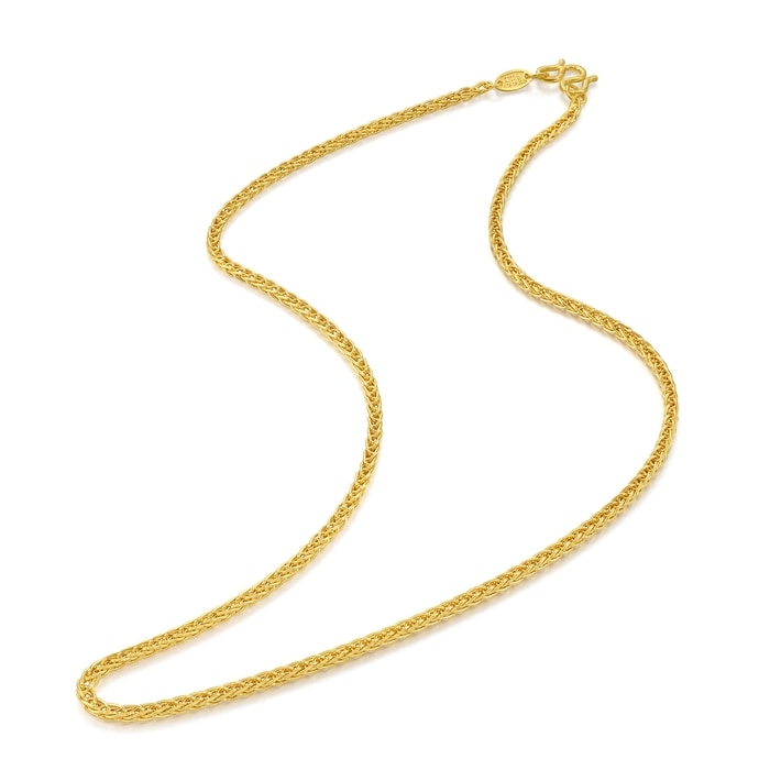 Solid Gold Necklace | Chow Sang Sang Jewellery | Machinery Chain | 82565N - 6