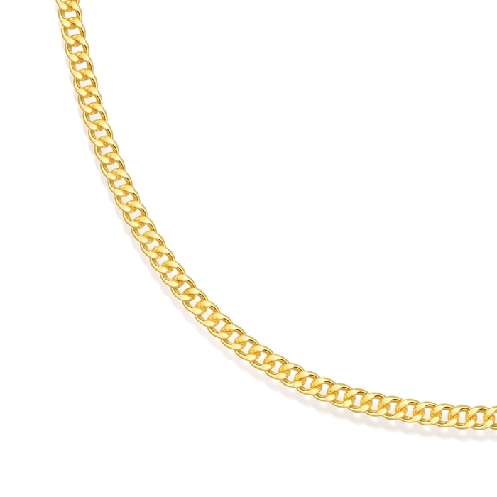 Solid Gold Necklace | Chow Sang Sang Jewellery | Machinery Chain | 82567N - 2