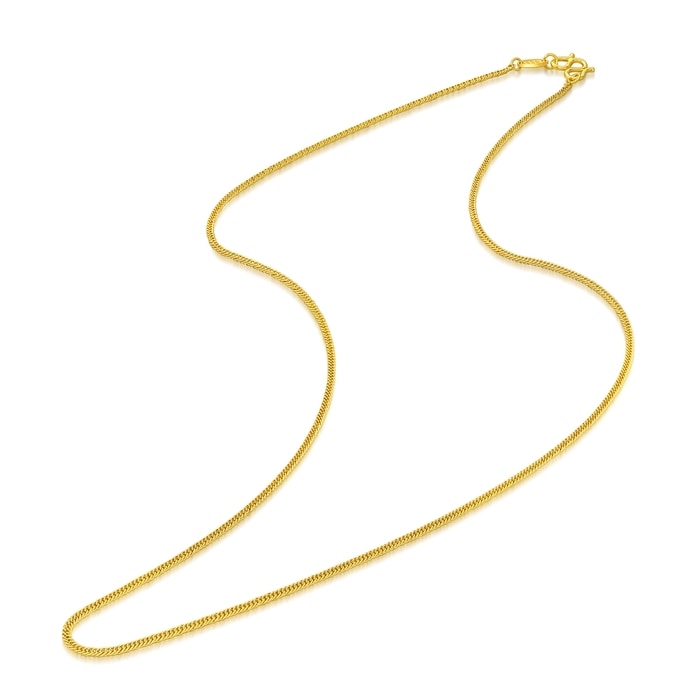 Solid Gold Necklace | Chow Sang Sang Jewellery | Machinery Chain | 82568N - 6