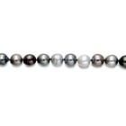 18K Yellow & Black Gold Tahitian Pearl Necklace