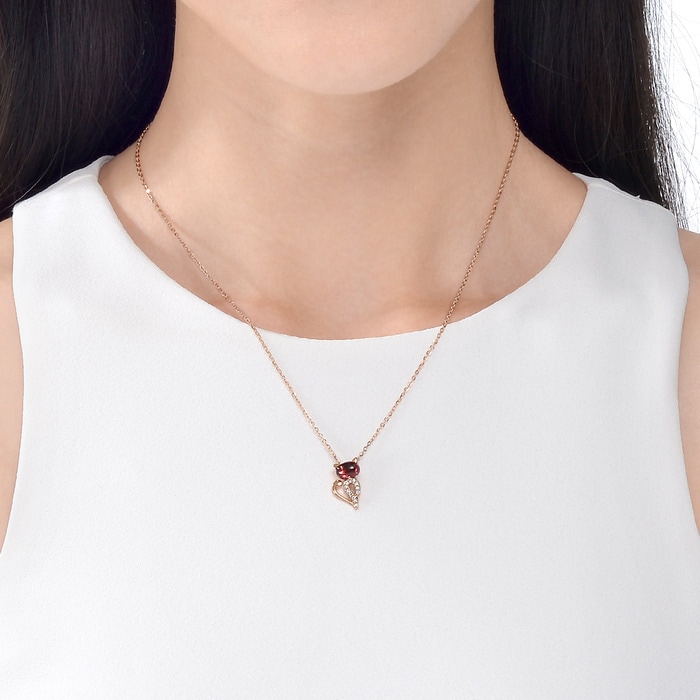 18K玫瑰金 頸鍊 | 周生生珠寶 | PetChat | 83610N - 2