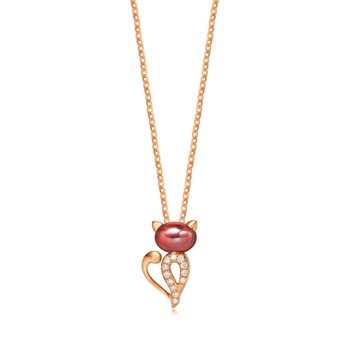 18K Rose Gold Almandite Necklace 18K Rose Gold Almandite Necklace