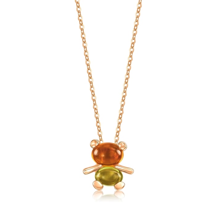 18K Rose Gold Necklace | Chow Sang Sang Jewellery | PetChat | 83612N - 1