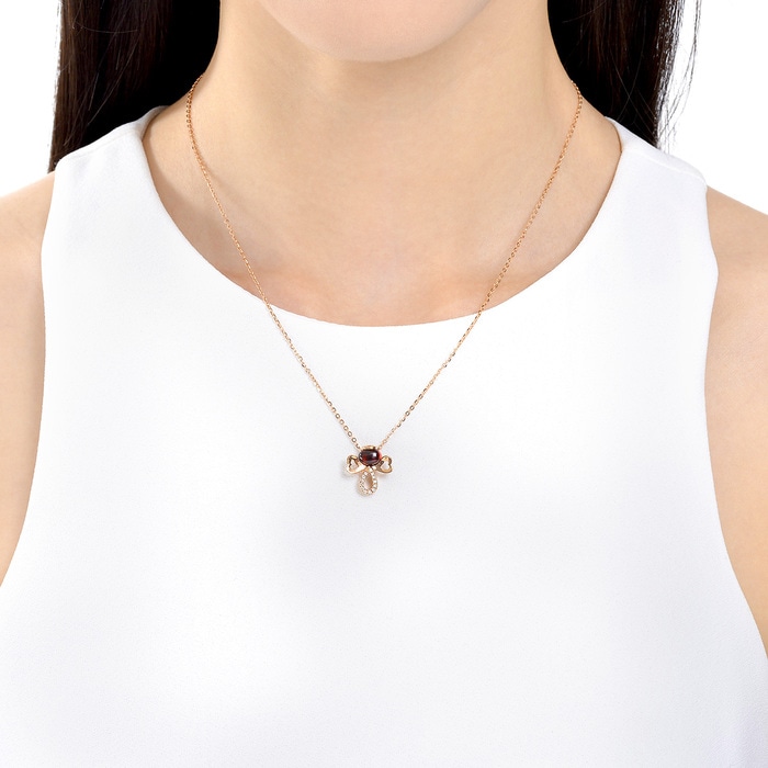 18K玫瑰金 頸鍊 | 周生生珠寶 | PetChat | 83697N - 2