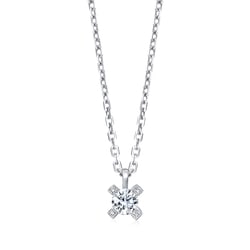 'FOREVERMARK' 18K White Gold Diamond Necklace