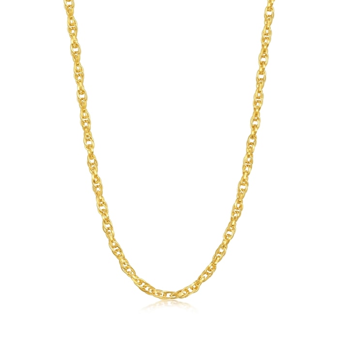 Solid Gold Necklace | Chow Sang Sang Jewellery | Machinery Chain | 84466N - 1