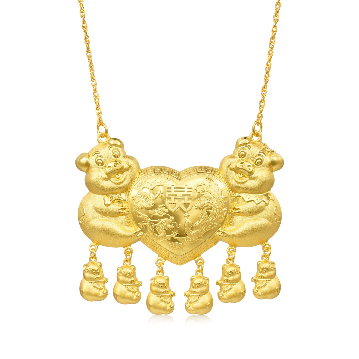 Chinese pig sale necklace