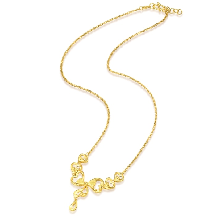 999.9黃金 頸鍊 | 周生生珠寶 | 生生有囍 | 84758N - 2