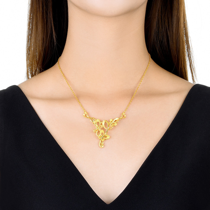 999.9 Gold Necklace | 84759N(45 cm/~0.471 tael) | Chow Sang 999.9 Gold Necklace | 84759N(45 cm/~0.471 tael) | Chow Sang