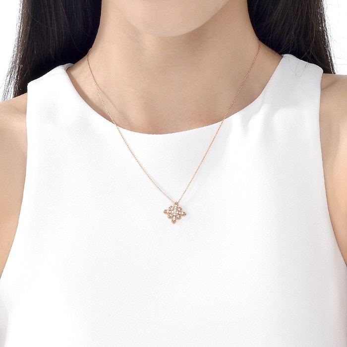 18K玫瑰金 頸鍊 | 周生生珠寶 | 85516N - 2