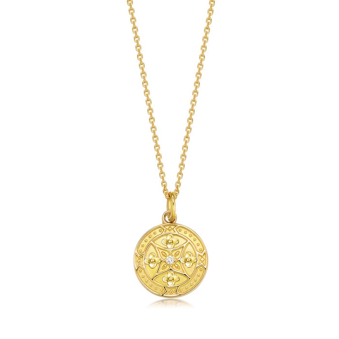 18K Yellow Gold Necklace | Chow Sang Sang Jewellery | 85661N - 1