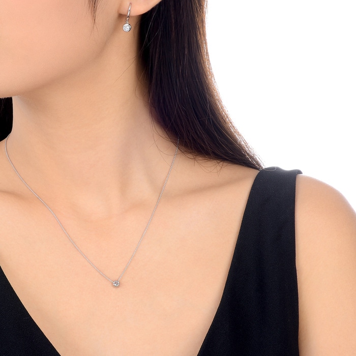 18K White Gold Necklace | Chow Sang Sang Jewellery | 85891N - 3