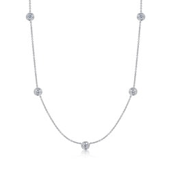 'Iconic' 18K White Gold Necklace