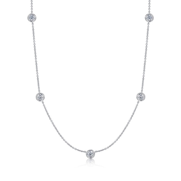18K White Gold Necklace | Chow Sang Sang Jewellery | 86530N - 1