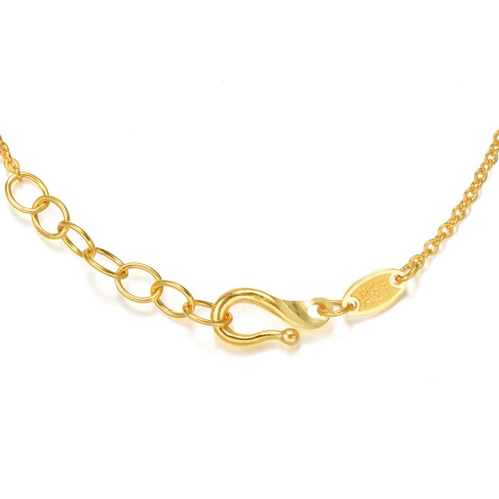 ★SENTIMENTS★ NO.428 [GOLD] NECKLACE 999.9 Gold Ribbon Bowtie Necklace | 95299N(47 cm/~0.164 tael