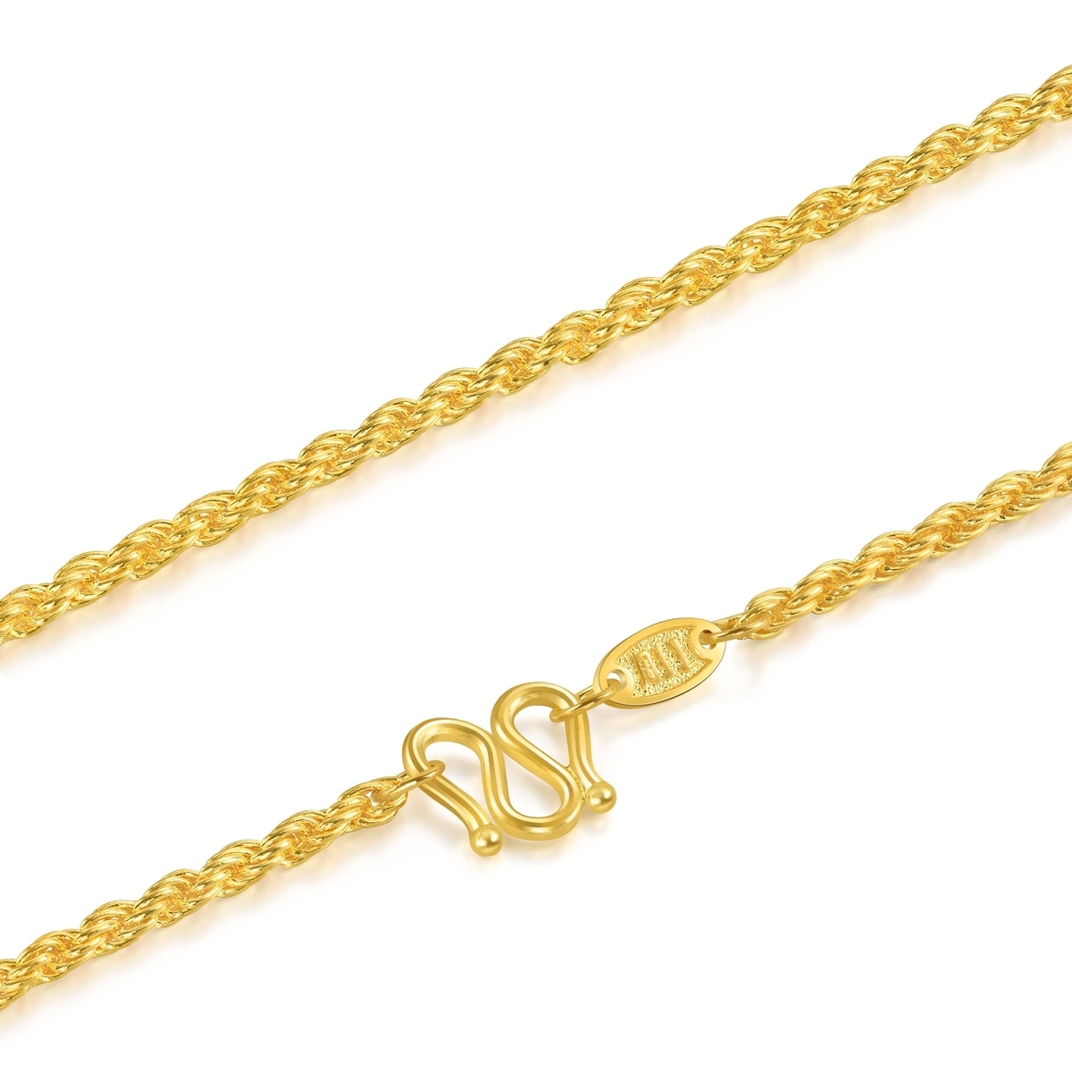 24kなな 999.9 Gold Necklace | 86691N(45 cm/~0.359 tael) | Chow Sang