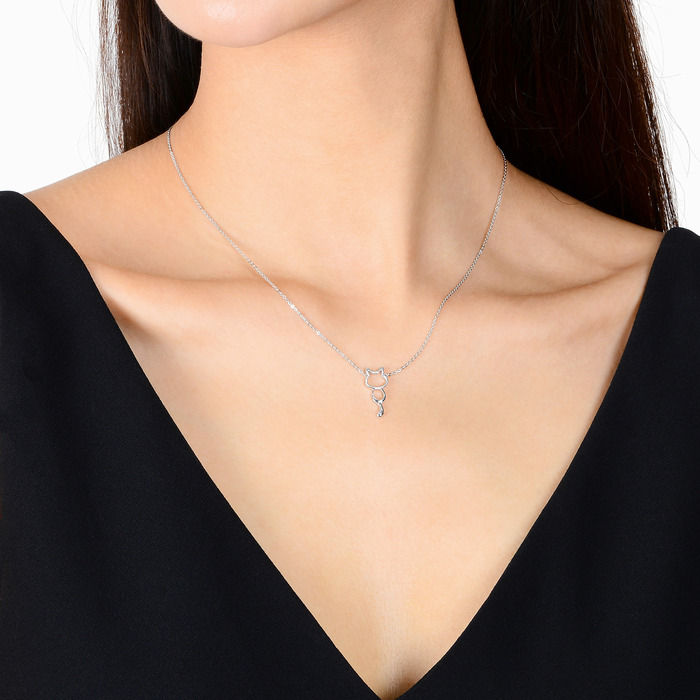 950 Platinum Necklace | Chow Sang Sang Jewellery | Love Decode | 86716N - 2