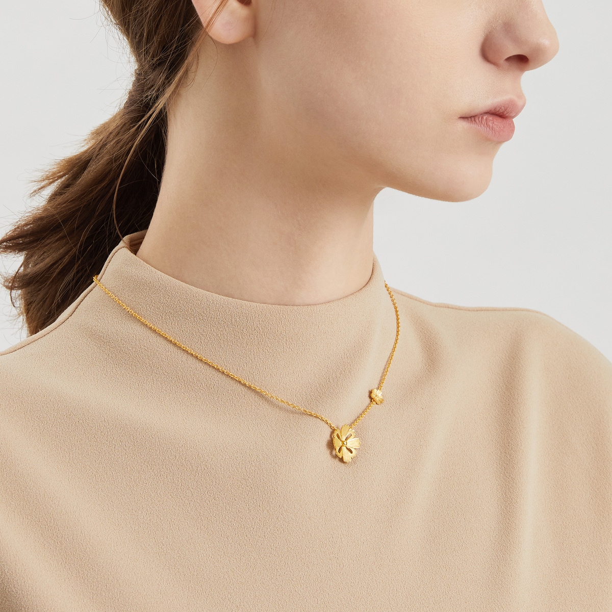gout♡　CHIEKO＋ bonheur necklace (gold) gout♡様専用 CHIEKO＋ bonheur necklace (gold) - メルカリ